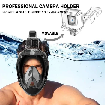 Професионална подводна камера за възрастни с една тръба, защита от течове, защита от замъгляване за възрастни, Детски плувни очила
