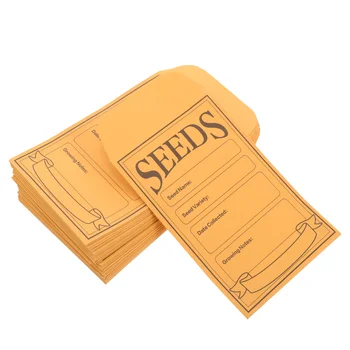 100 бр Малките пликове, Хартиени пликове, Пликове за съхраняване на семена, Пликове за семена от цветя