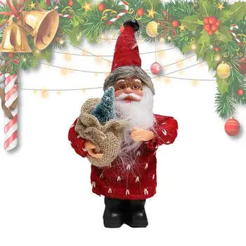 Фигурки на Дядо Коледа и Весела Коледна украса Плюшени кукли, Фигурки на Дядо Коледа Масло Дядо Коледа е Коледен декор