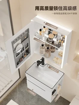 Малък апартаментен мивка, вграден страничен шкаф за мивка, комбинация от шкафове за мивка