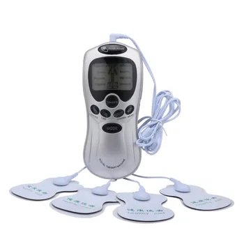 Медицински Цифров терапевтичен апарат с LCD екран за цялото тяло, 4 тампона, тънък масажор, Акупунктурный масажор за тяло и шията, електрически ДЕСЕТКИ EMS