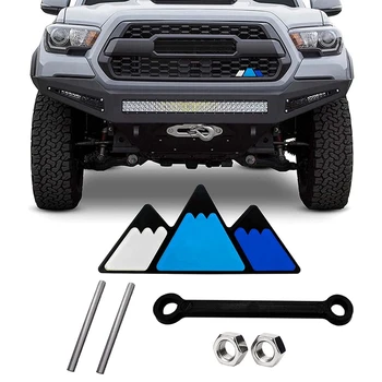 Трицветна икона на решетката на Радиатора, лого, декорация за печене, Стикер за автомобил, камион, Toyota-Tacoma 4Runner Rav4 Highlander