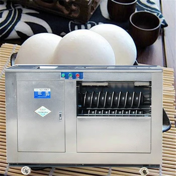 Автоматична тестоделительная машина 220 v за приготвяне на тестови топки, Хлебопечка на няколко от неръждаема стомана, машина за рязане на тесто