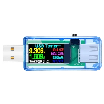 На дребно USB-Тестер за Постоянен Ток, Цифров Волтметър Амперметър Напрежение Детектор Амперметра Индикатор на Зарядното Устройство