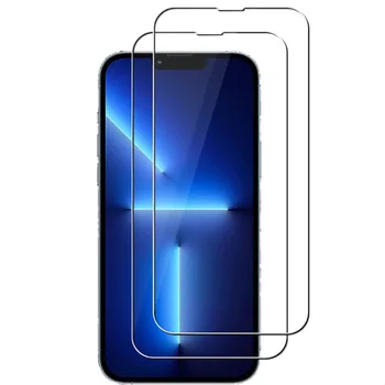 2 елемента от Закалено Стъкло За iPhone 14 Pro Max 13 12 Mini 11 Pro 15 Plus Защитно Фолио За iPhone 7 8Plus XR XS Max Glass