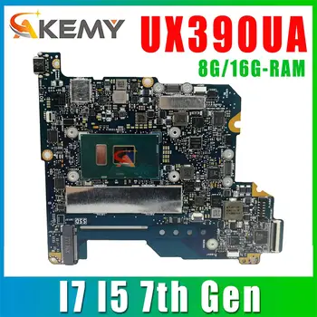 Дънна платка UX390U За ASUS ZenBook 3 UX390 UX390UA UX390UAK дънна Платка на лаптоп I7 I5 7-то Поколение 8G/16G-RAM, ОСНОВНА ТАКСА