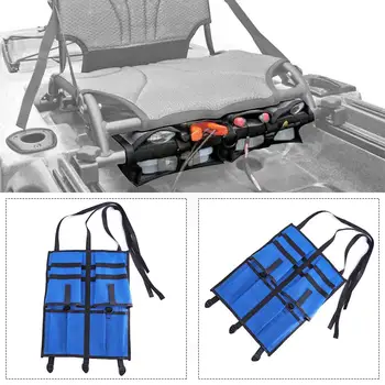 Чанта за съхранение на седалката каяк, Органайзер с регулируема катарама, Водни спортове, Риболовни принадлежности, Аксесоари