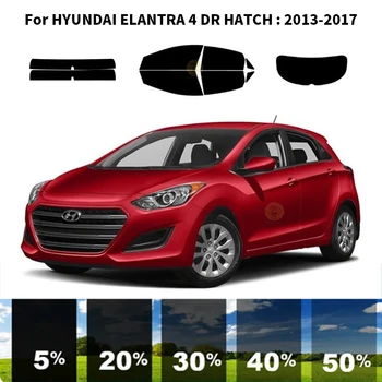 Комплект за UV-оцветяването на автомобилни прозорци от нанокерамики Автомобили фолио за прозорци на HYUNDAI ELANTRA 4 DR HATCH 2013-2017