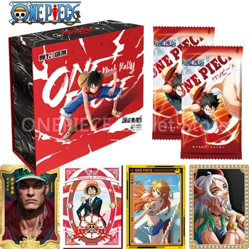 Нови оригинални колекционерски картички One Piece Peak Gathering Серия на герои от аниме Периферни Редки Limit играчки за флаш карти с бронзов покритие