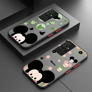 Калъф за мобилен Телефон с Мики от Анимационен филм на Дисни за Xiaomi Redmi Note 10S 12 Pro 9 8T 11S 11T 8 Pro 9S 10 Pro 7 12 устойчив на удари Бронята