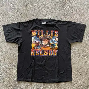 1998 Тениска с Уили Нельсоном в цифров класически стил, тениска унисекс NH2487