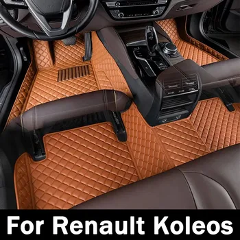 Автомобилни стелки за Renault Koleos 2009 2010 2011 2012 2013 2014 2015 2016 Потребителски автоматично накладки за краката автомобил мокет