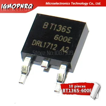 10шт BT136S 600E BT136S-600E BT137S-600E BT137S-600 BT137S симистор SMD TO-252 нов оригинален
