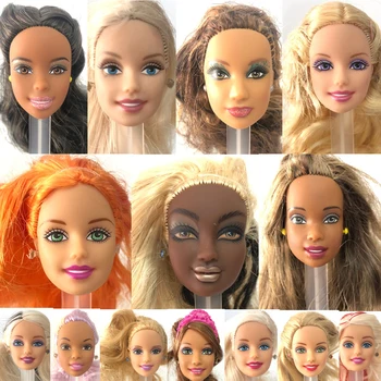 NK 1 бр. Глава за кукли 1/6 FR, лимитированная колекция, кестенява коса, най-Добрият подарък със собствените си ръце за момичета, Аксесоари за кукли, Играчки JJ