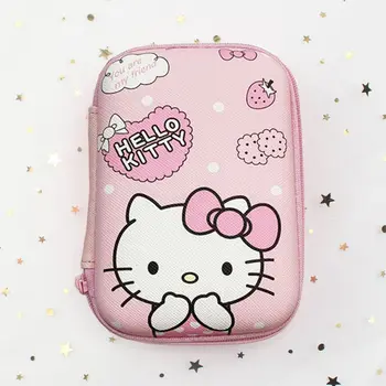 Гореща продажба на Кабел за предаване на данни Sanrio Зарядно Устройство Чанта за съхранение на Hello Kitty Melody Кутия за съхранение на кабел за слушалки Мультяшная Сладко чанта за носене