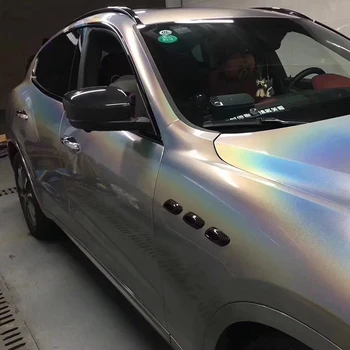 Лепило от въглеродни влакна Auto Wrap Colors Laser Silver