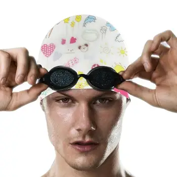 Шапки за плуване, гъвкави водоустойчиви, които предпазват ушите, дълга коса, шапка за басейна, шапки за къпане