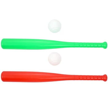 2 комплекта бейзболна бита Souviner, спортни играчки, Детски играчки, бейзболна бухалка, Зелена и червена