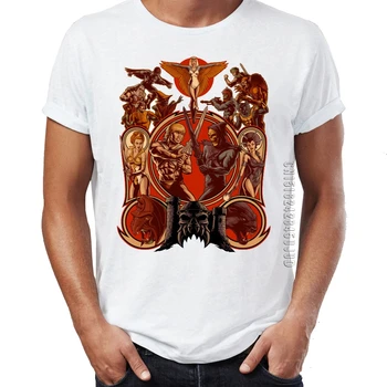 Мъжки t-shirt He-Man and The Master of The Universe Skeletor, Тениски с невероятен дизайн, Homme, Графични Потници и тениски с кръгло деколте Camiseta