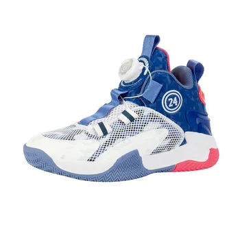 Баскетболни обувки MODX за момчета 2023 г. Нова детска окото дишащи спортни обувки, нескользящая и здрави обувки за тренировки