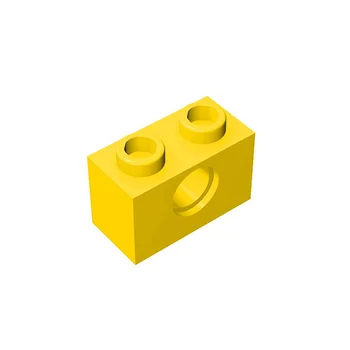10шт Съвместими Части MOC Brick 3700 Високотехнологични Тухли 1 x 2 С 1 Отвор Градивен елемент Particle САМ Детски Пъзел Brain Toy Gift